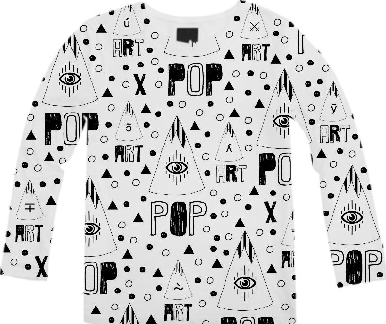 A R T P O P UNISEX LONG SLEEVE SHIRT