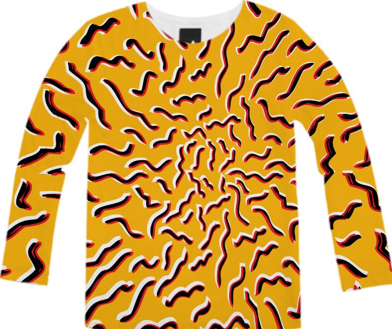 Abstract tiger print