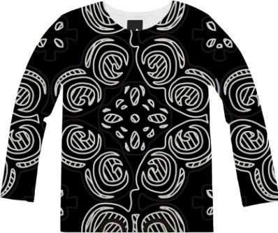 Black and White Pattern Shirt