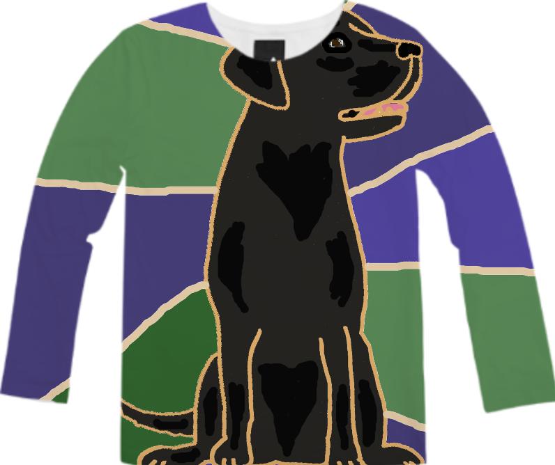 Black Labrador Retriever Art Shirt