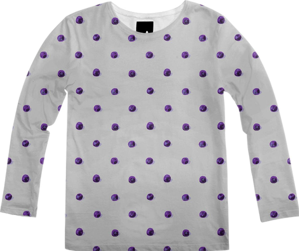 Blueberry Polka Dot Shirt