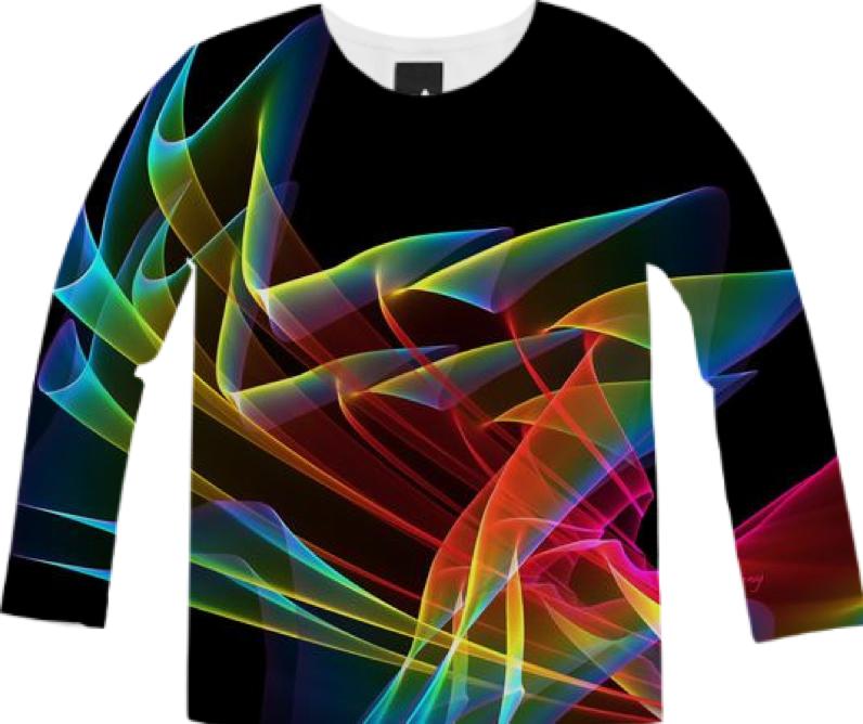 Dancing Northern Lights Abstract Summer Sky