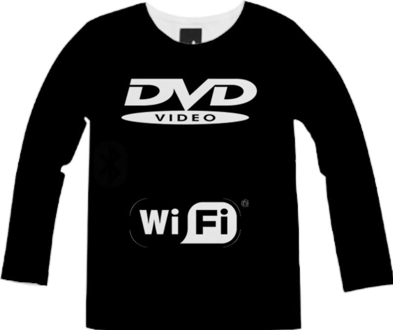 DVDI x HDMI LONG TEE WHITE