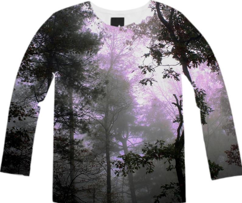 Foggy Woods Long Sleeve Shirt