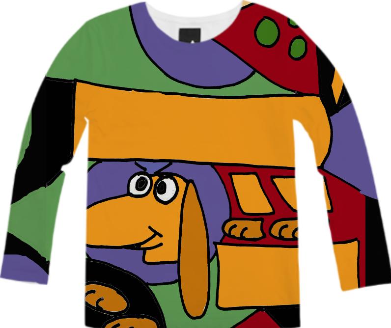 Funny Dachshund Art Abstract