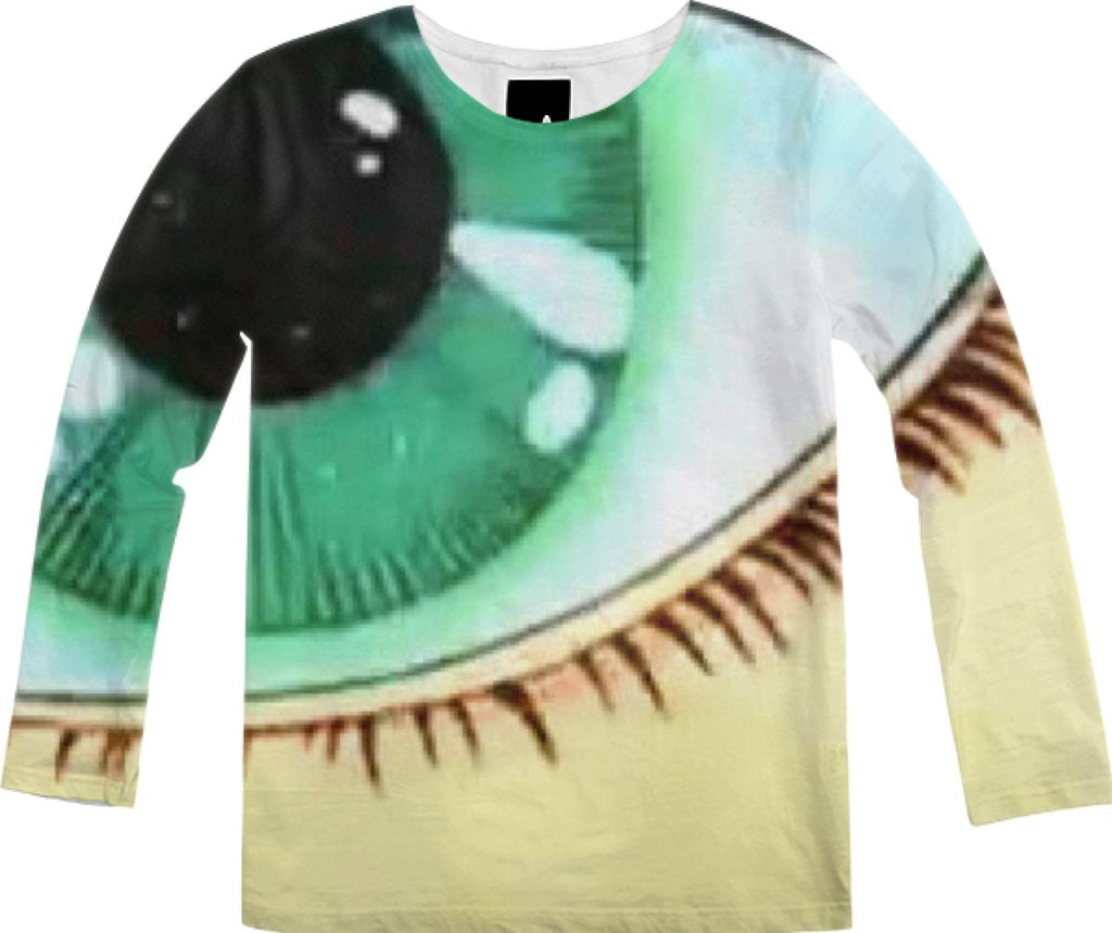 Green eyes long sleeve shirt