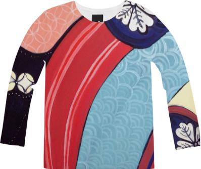 Kimono inspired longsleeve