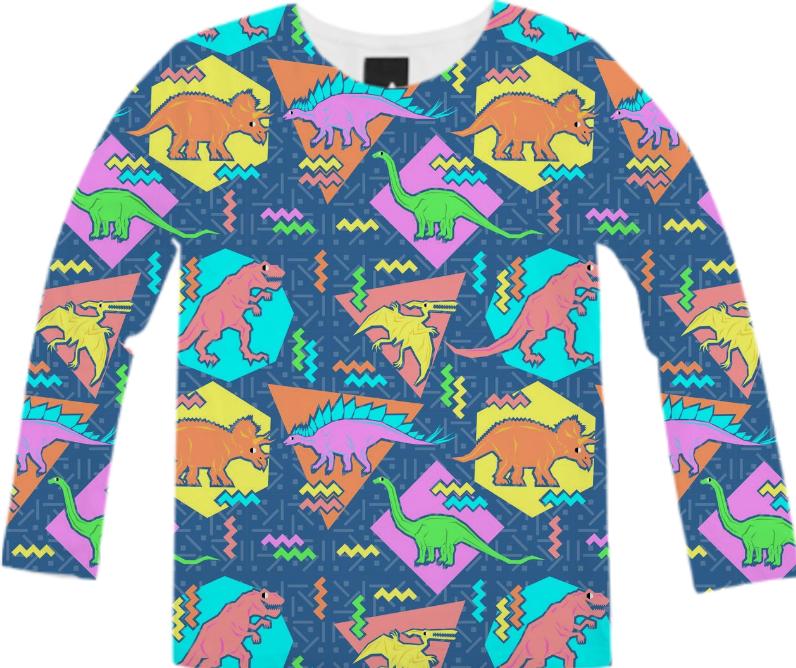 Nineties Dinosaur Pattern