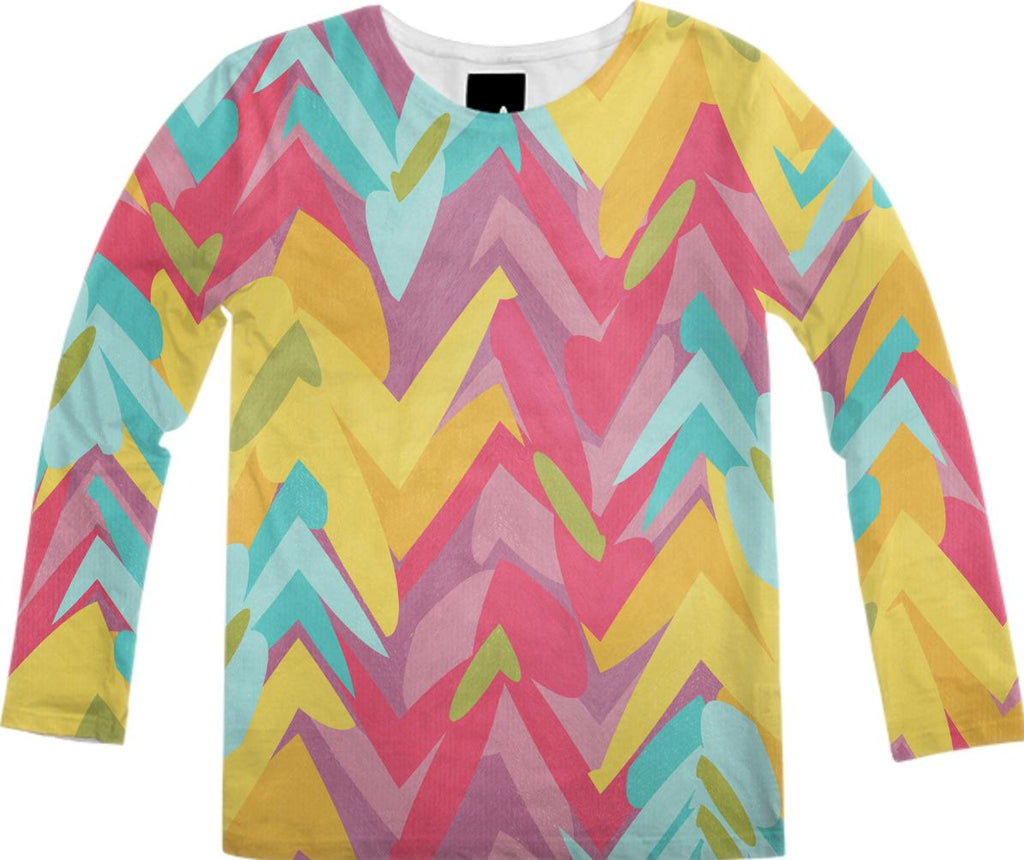 Paint strokes abstract design