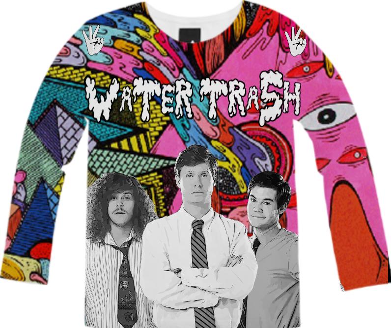 workaholics black and white water trash