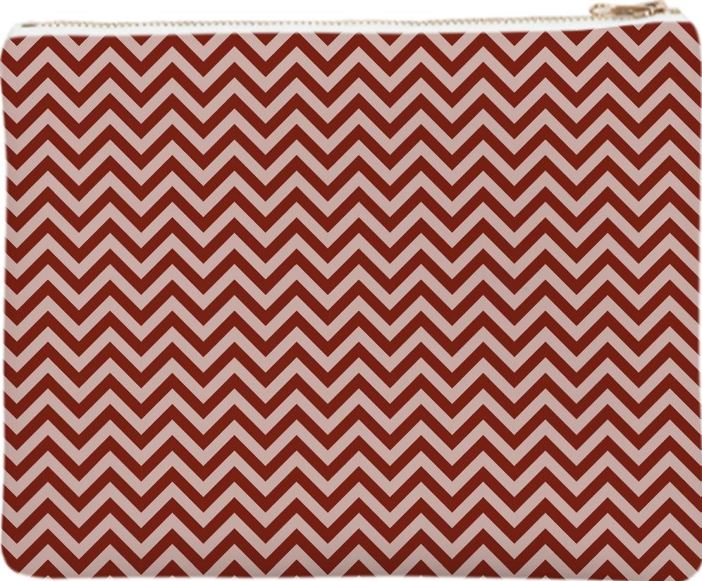 Pink and Red Chevron