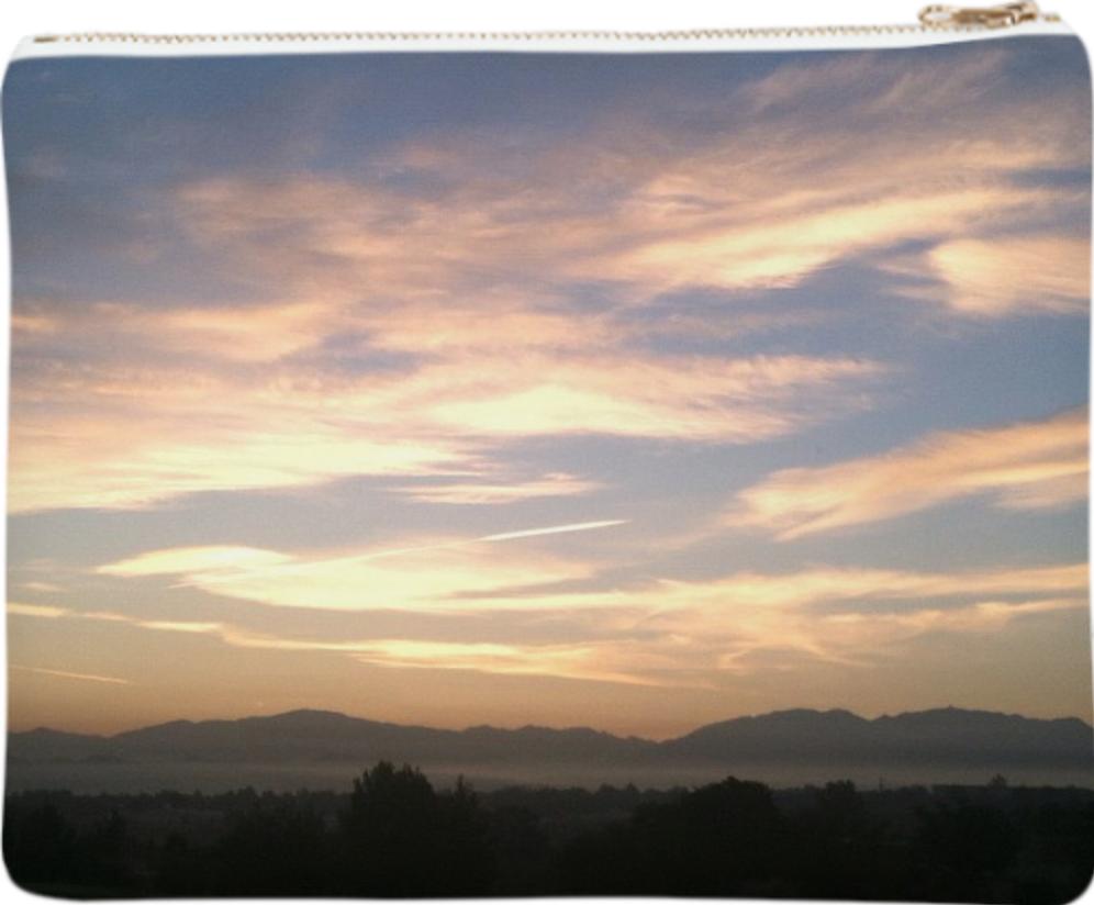 Sunrise Over Santa Clarita Clutch