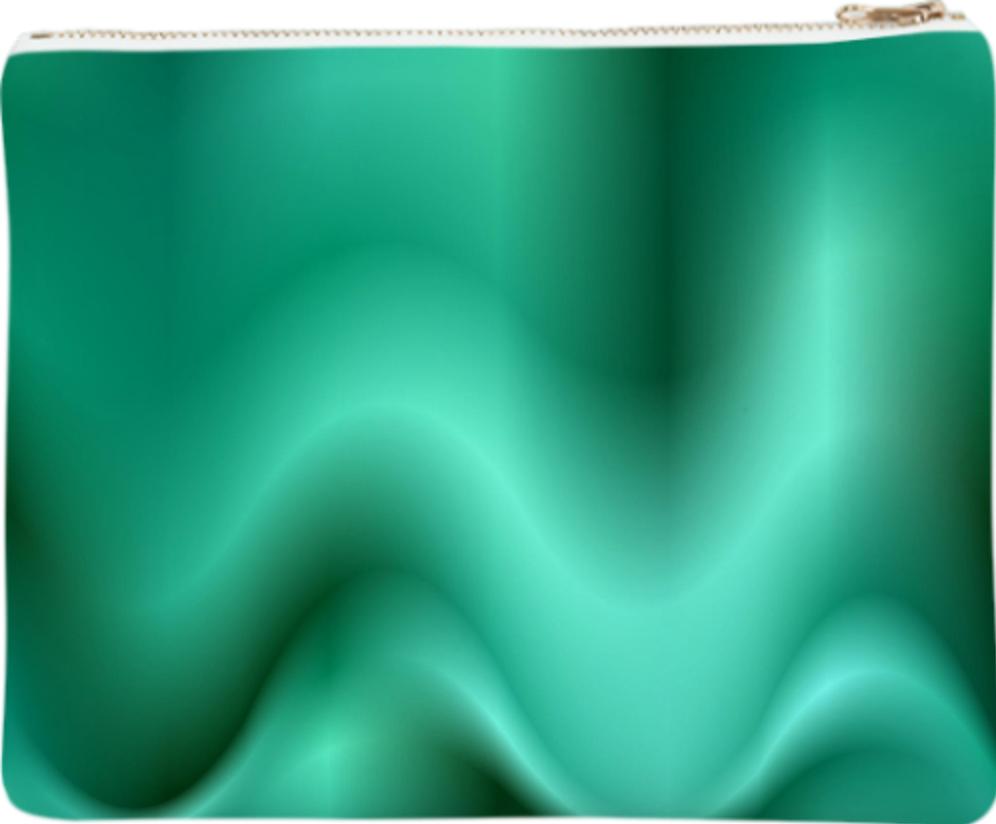 Turquoise abstract waves