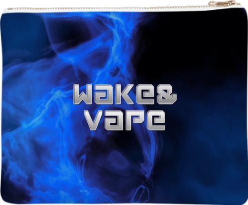 Wake Vape Blue Smoke Neoprene Clutch