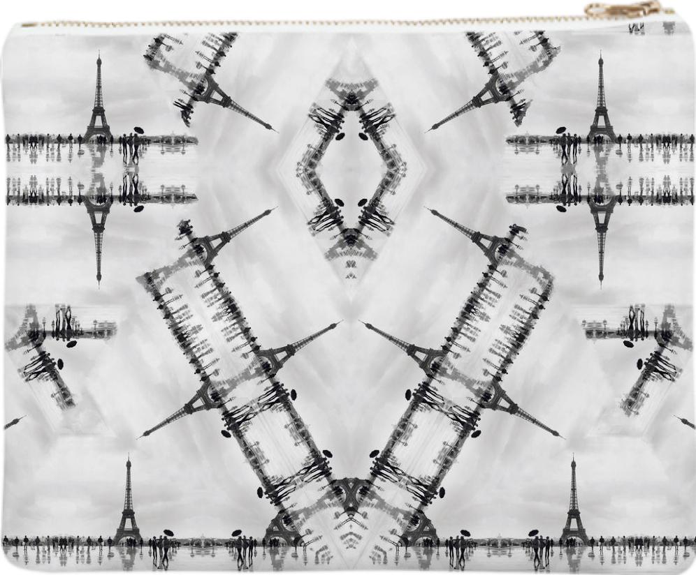 La Tour Eiffel Kaleidoscope Clutch