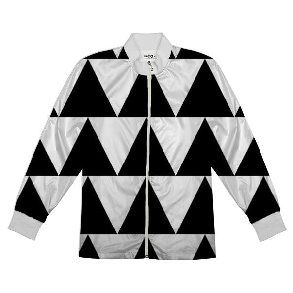 Black and White Triangle Track Suit