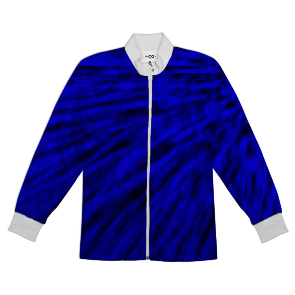 Black Ocean Blues Track Suit Jacket