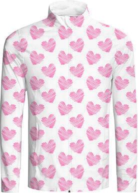 Pastel Pink Scribble Hearts