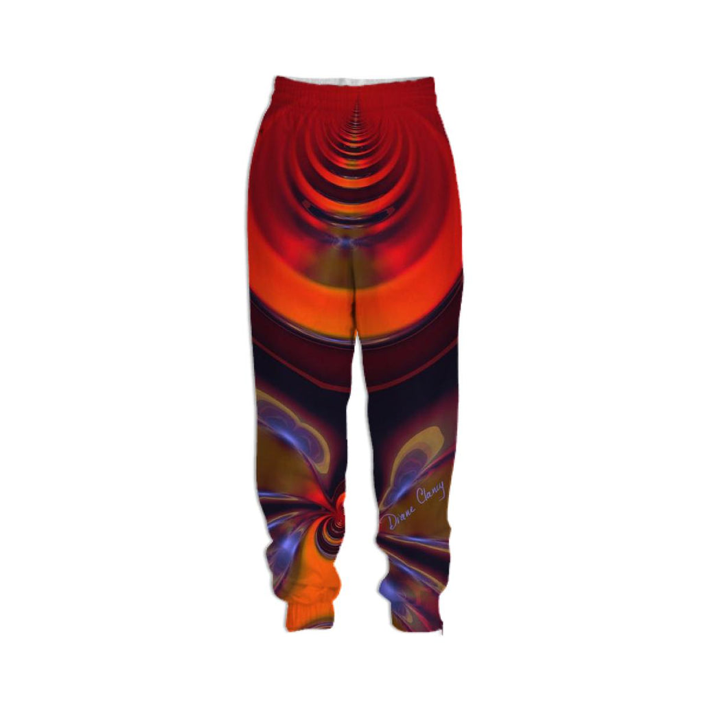 Amber Goddess Abstract Orange and Gold Passion