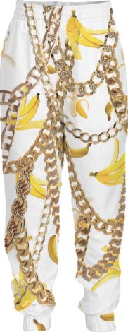 banana Chainz Gold White
