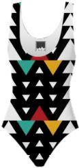 African Triangle Love Swimsuit