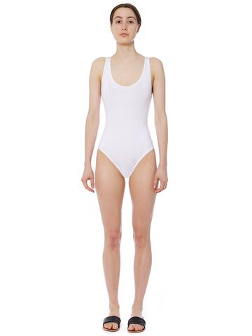 One Piece Swimsuit in White