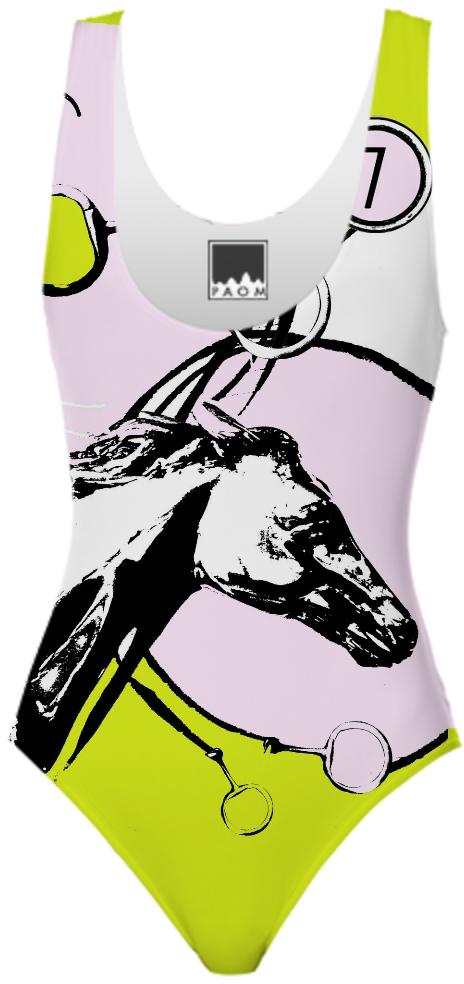 Palm Beach Horse themed Swimsuit
