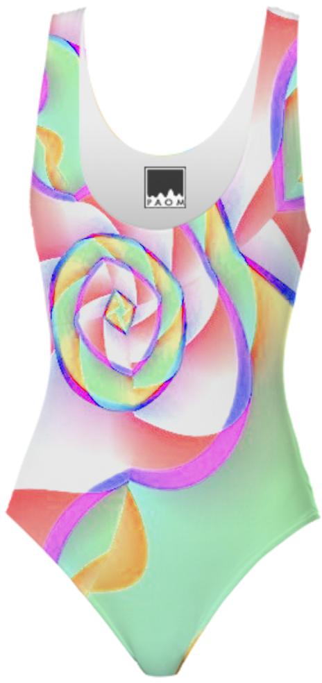 Peach Rose Swimsuit