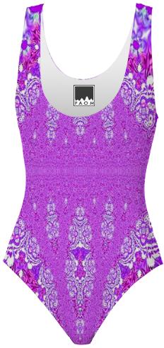 Perfect Purple Lace Swimsuit
