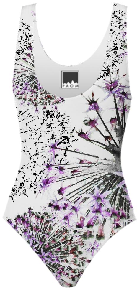 Purple Bloom Fantasy swimsuit
