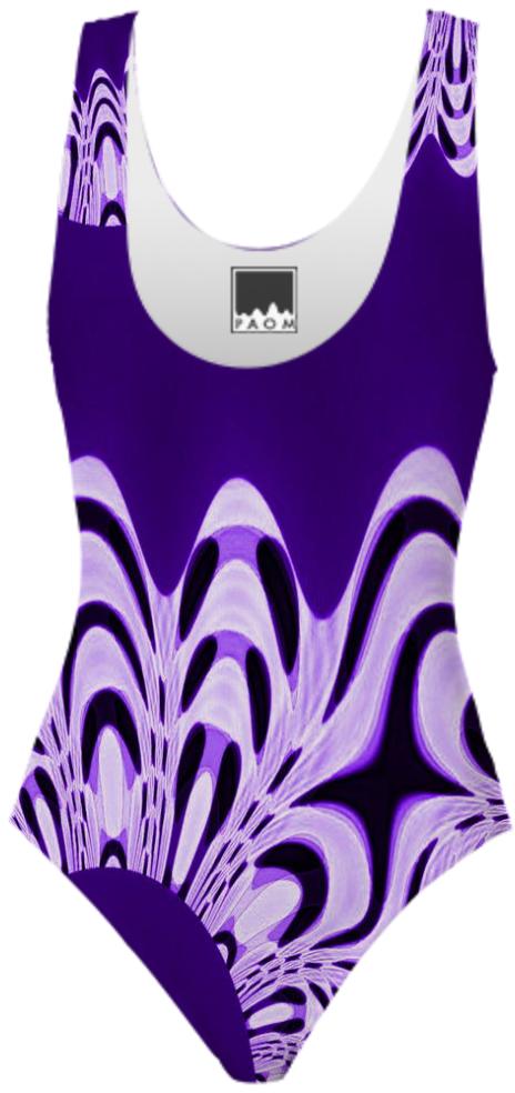 Purple Ribbon Swimsuit