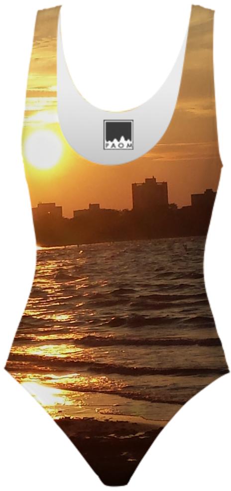 Sunset Over Chitown Swimsuit
