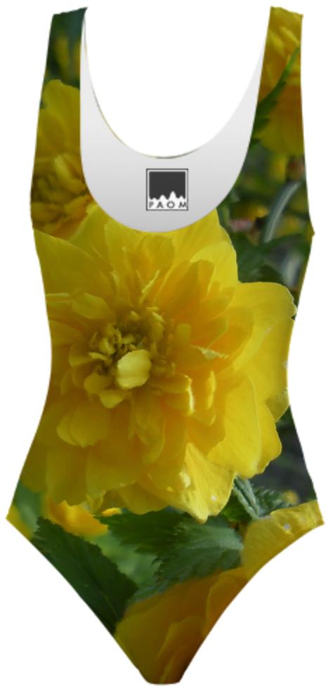 Yellow Flowers 0701 Swimsuit