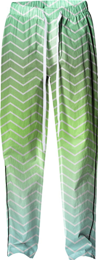 Green zigzag pattern