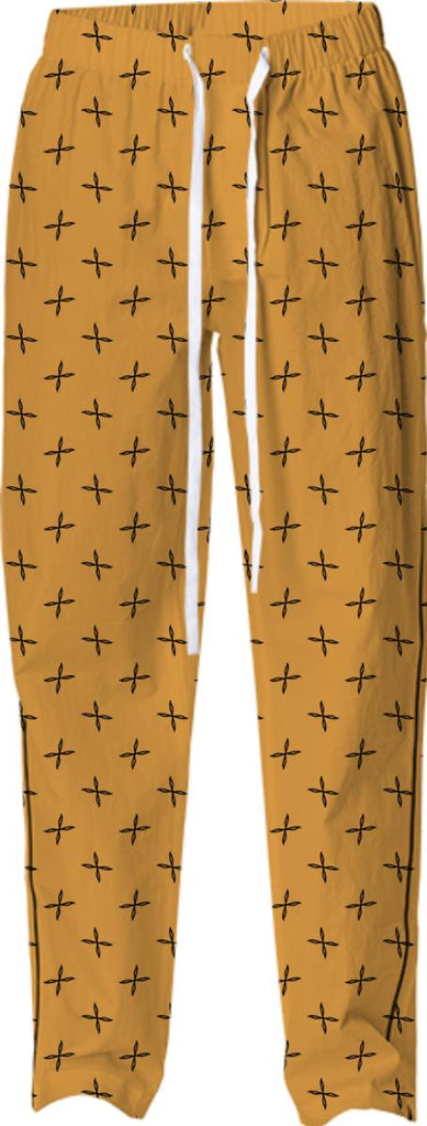 Yellow Pattern Pajama Pant