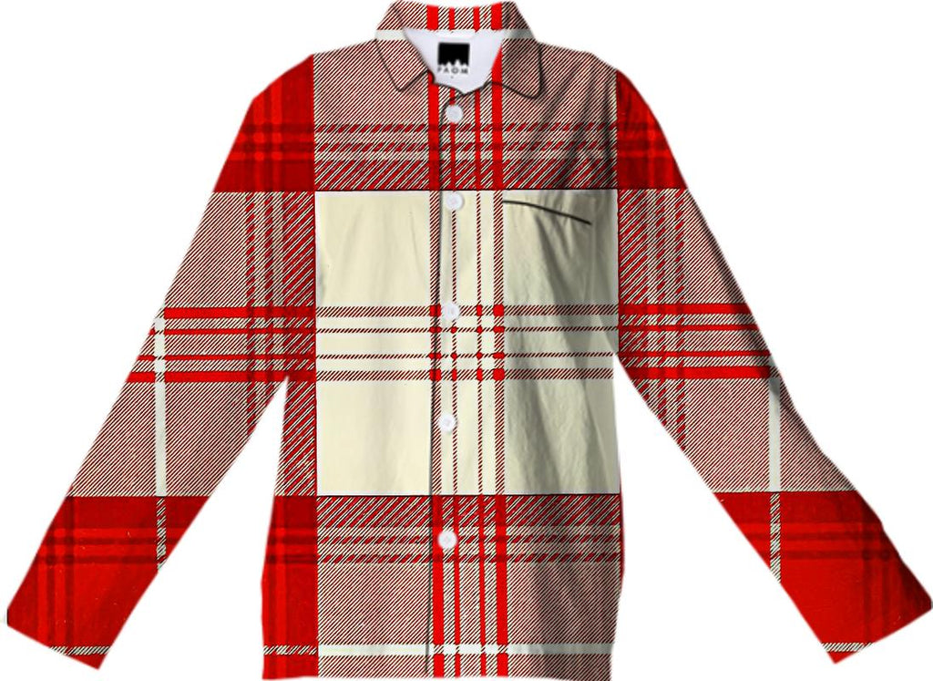red and white tartan