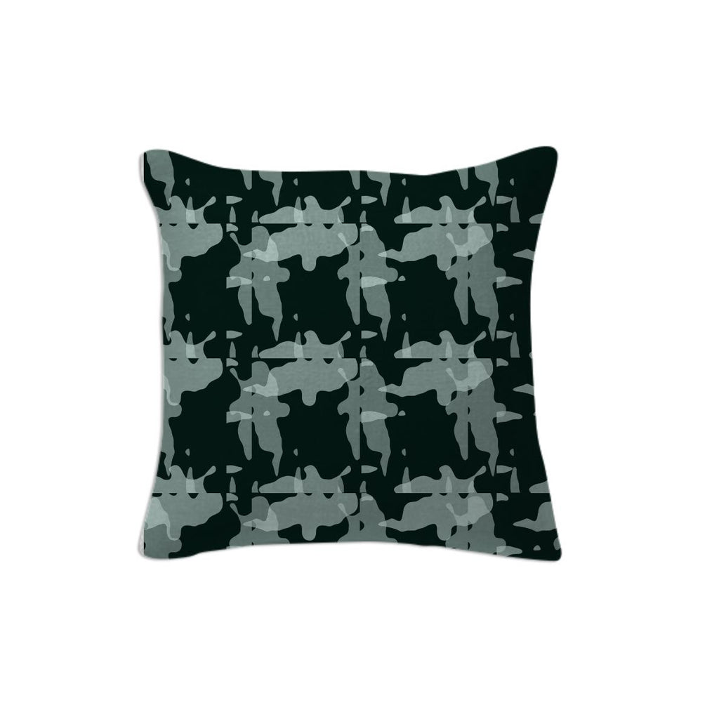 ABSTRACT CAMOUFLAGE PILLOW