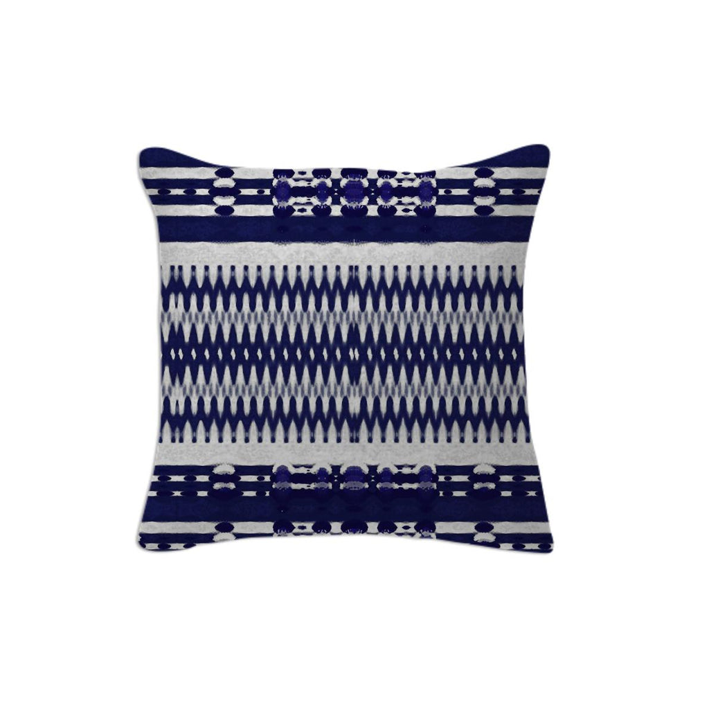 ABSTRACT BLUE PILLOW