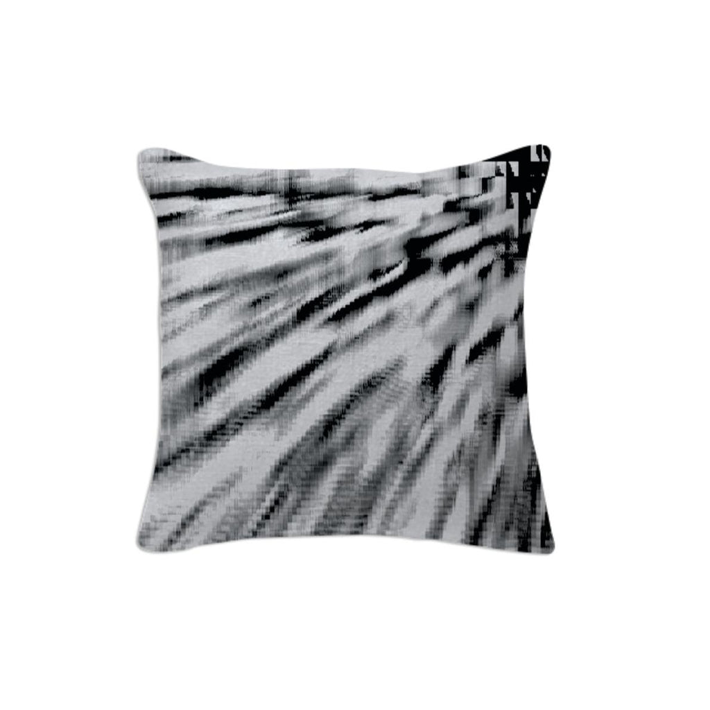 Blur Pillow Black White
