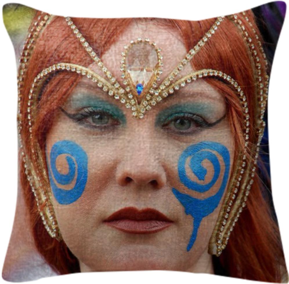 Boudica Blue Pillow