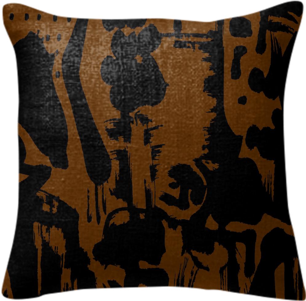 PAOM, Print All Over Me, digital print, design, fashion, style, collaboration, fort-makers, fort makers, Pillow, Pillow, Pillow, Brown, Islands, autumn winter spring summer, unisex, Poly, Home