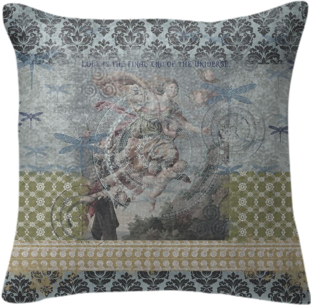 Dragonfly Blue Collection Pillow Design