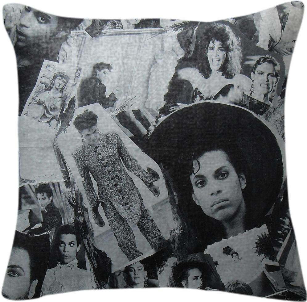 Prince Parade Collage Pillow