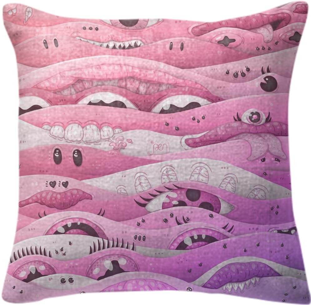 Psychedelic Pink Pillow