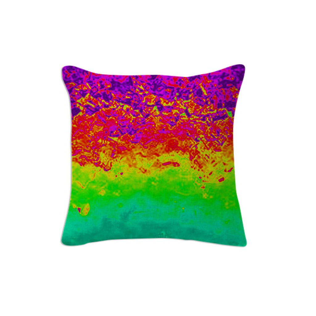Rainbow Crystal Throw Pillow