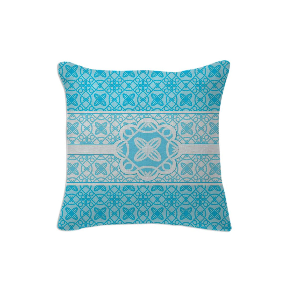 Teal Pattern Pillow