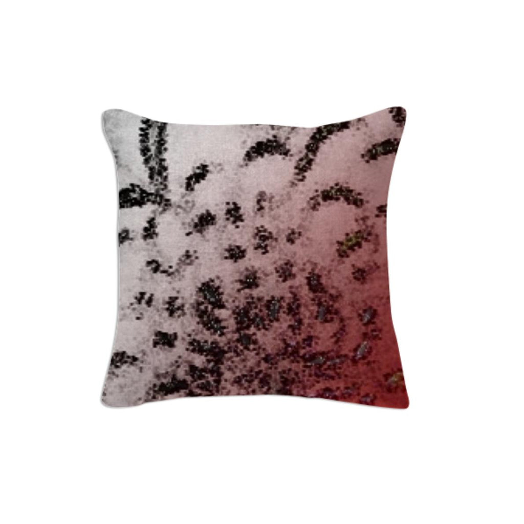 Throw Pillow spotted with a touch of Red