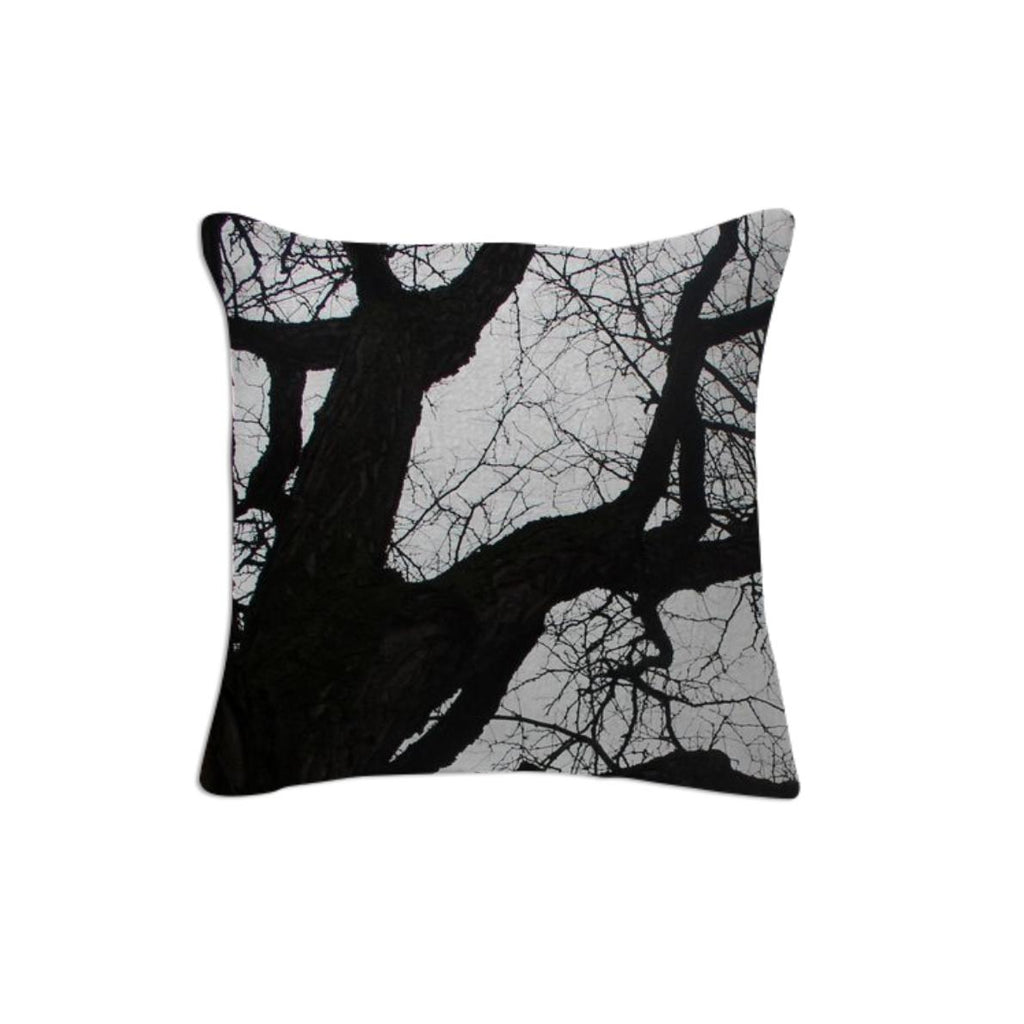 Tree Silhouette Pillow I by Zhia