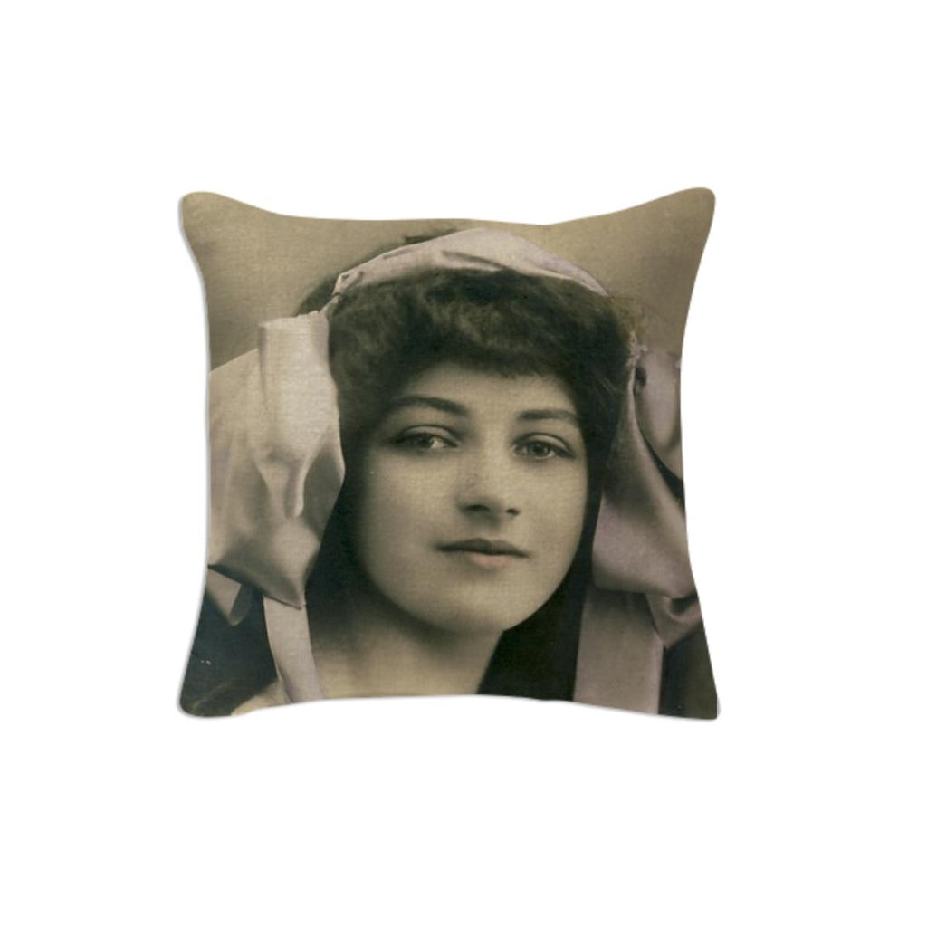 Very Vintage Beauty Boudior Pillow Agatha