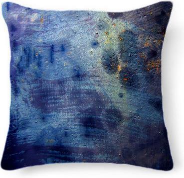 Blue Purple Texture Pillow